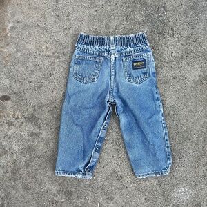 Vintage Osh Kosh B'gosh baby toddler jeans size 24mo 24 months made in USA vtg